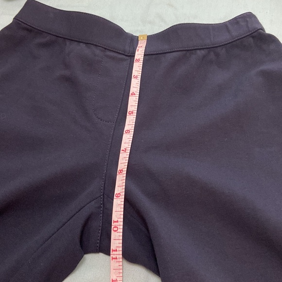 NWOT Lafayette 148 NY Dark Navy Elastic Waist Pull On Viscose Stretch Pants Sz S - Picture 16 of 16